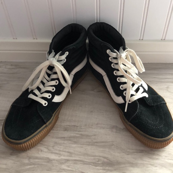 Vans high top gum sole, with ivory details - Picture 2 of 6